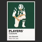Joe Namath Jets American Football Icon Frame Men's T-Shirt