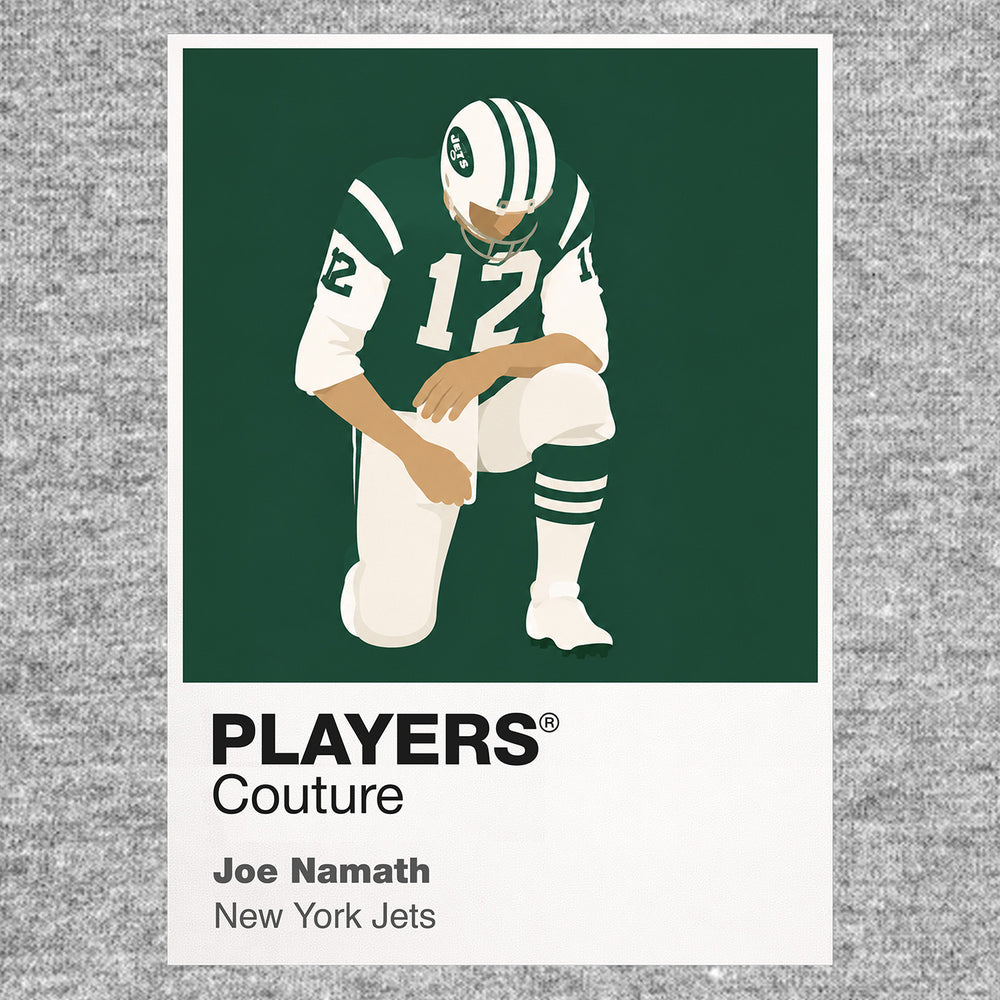 Joe Namath Jets American Football Icon Frame Men's T-Shirt