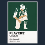 Joe Namath Jets American Football Icon Frame Men's T-Shirt