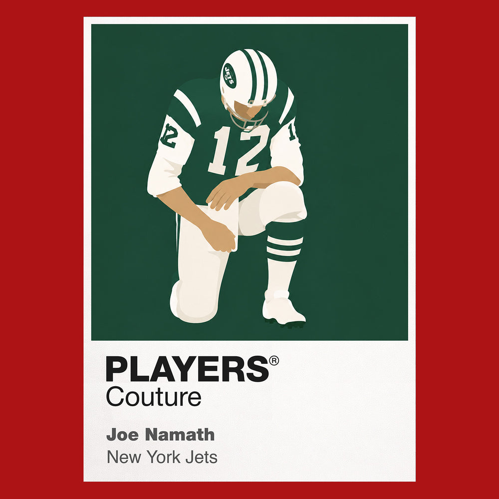 Joe Namath Jets American Football Icon Frame Men's T-Shirt