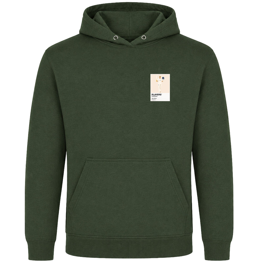 Joe Root Cricket Icon Frame Men's Hoodie - Earthy Green