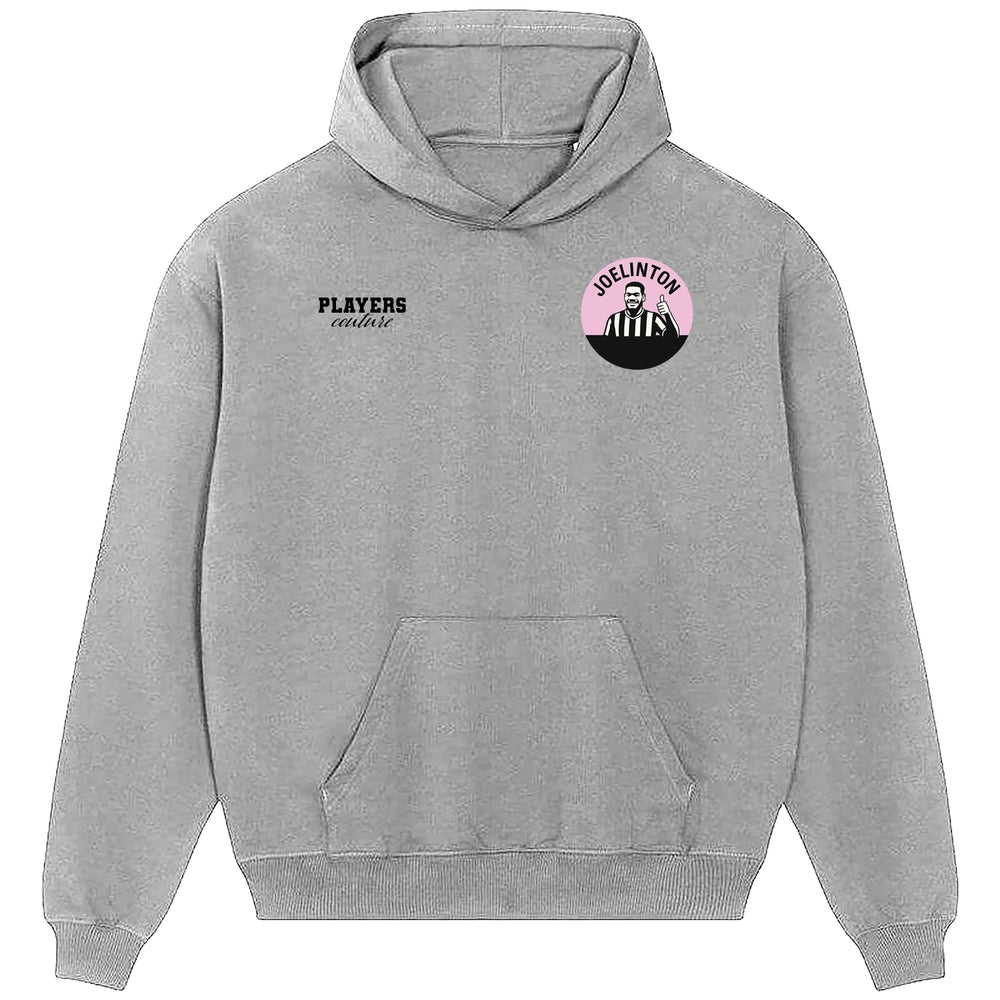 Joelinton Logo Players Couture Men's Casual Hoodie Gray