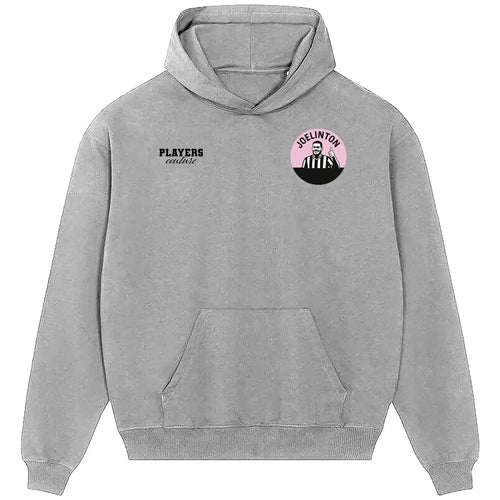 Joelinton hoodie – grey men's hoodie featuring the Joelinton Players Couture logo