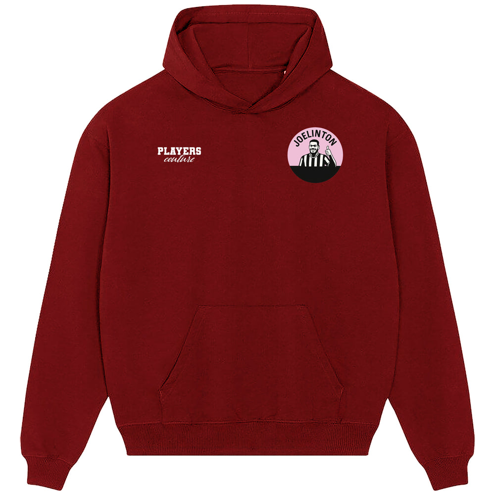 Joelinton Logo Players Couture Men's Casual Hoodie Red