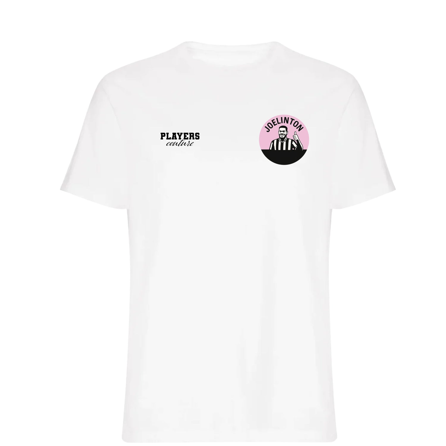 Joelinton Logo Players Couture Mens T-Shirt White