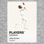 Jofra Archer Icon Frame artwork in grey