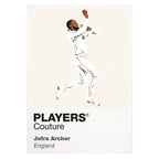 Jofra Archer Icon Frame artwork on white
