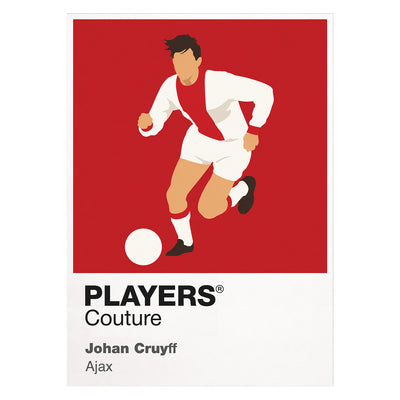 Johan Cruyff Ajax Icon Frame — White