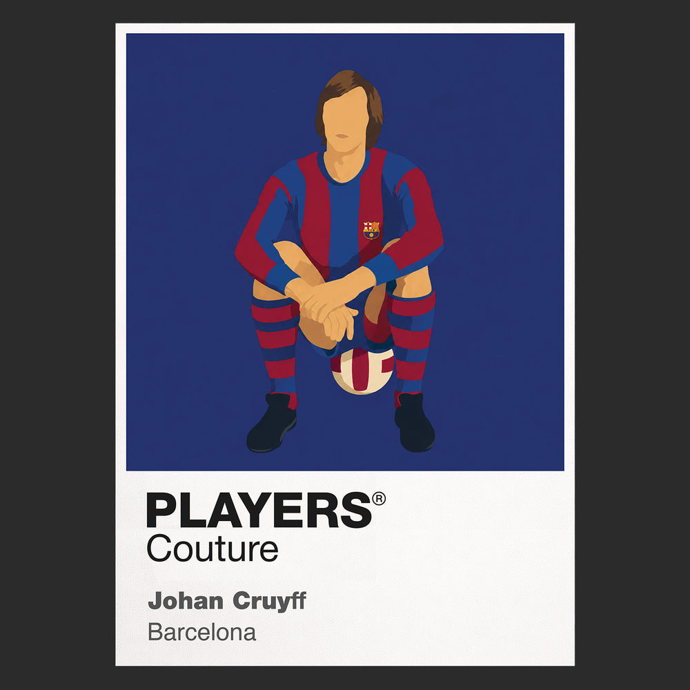Johan Cruyff Barcelona Icon Frame — Black