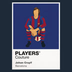 Johan Cruyff Barcelona Icon Frame — Navy