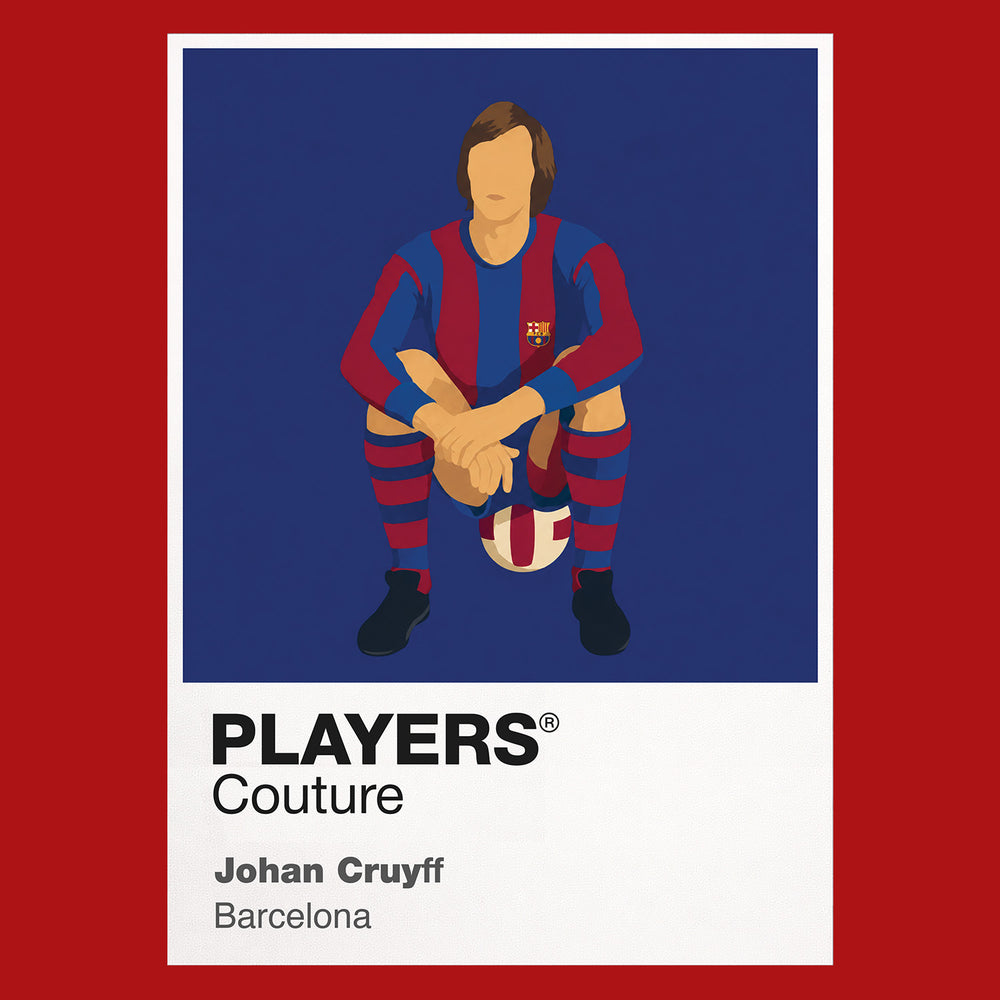 Johan Cruyff Barcelona Icon Frame — Red