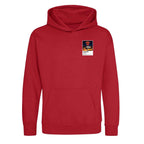 Johan Cruyff Netherlands Icons in Lights Frame Kids Hoodie in Red