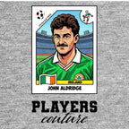 John Aldridge World Cup Sticker Men's Hoodie – john aldridge grey Players Couture design