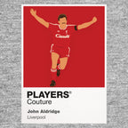 John Aldridge Liverpool Icon Frame — Gray