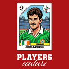 John Aldridge World Cup Sticker Men's Hoodie – john aldridge red Players Couture design