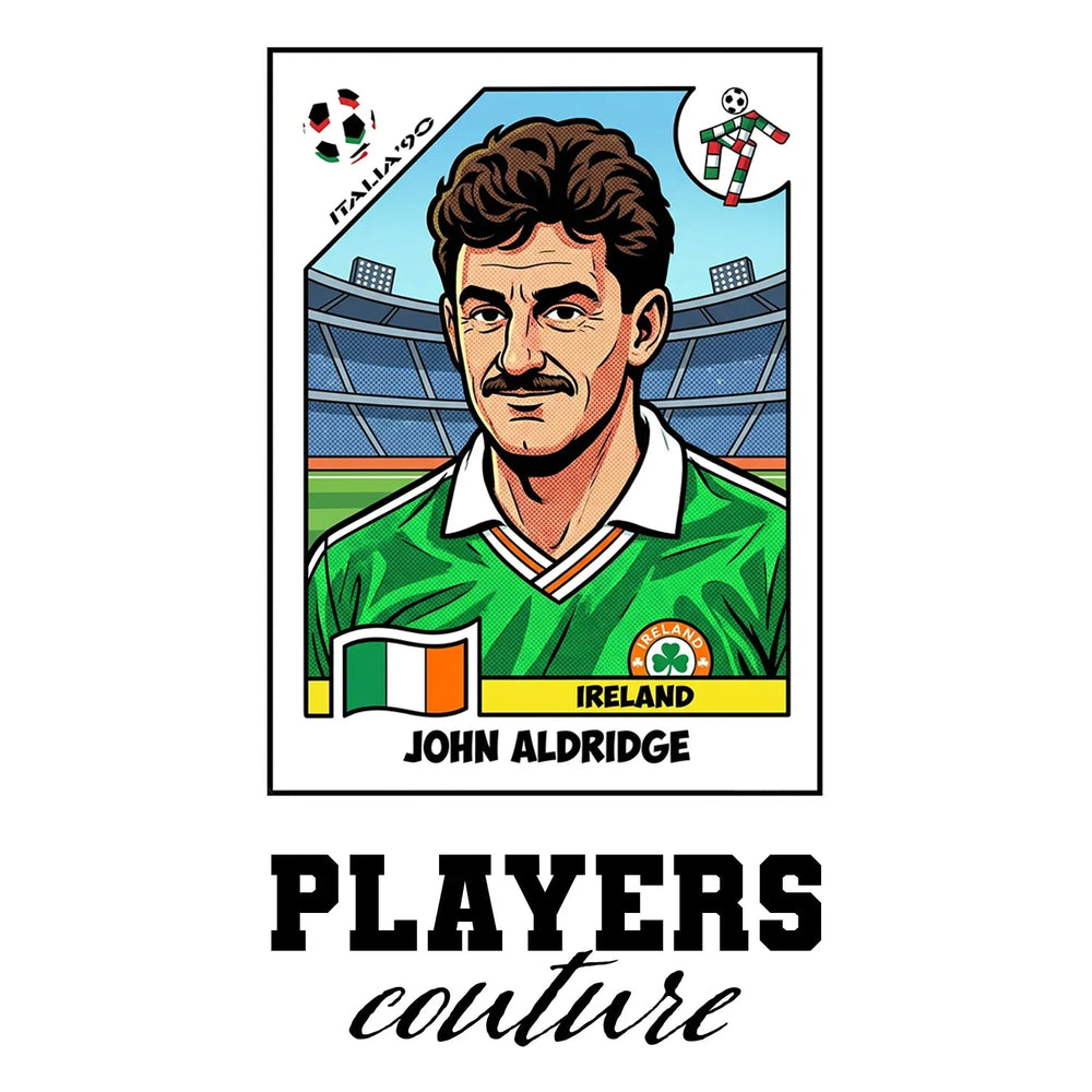 John Aldridge World Cup Sticker Men's Hoodie – john aldridge white Players Couture design