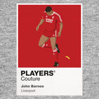 John Barnes 2 Liverpool Men's T-Shirt - Grey
