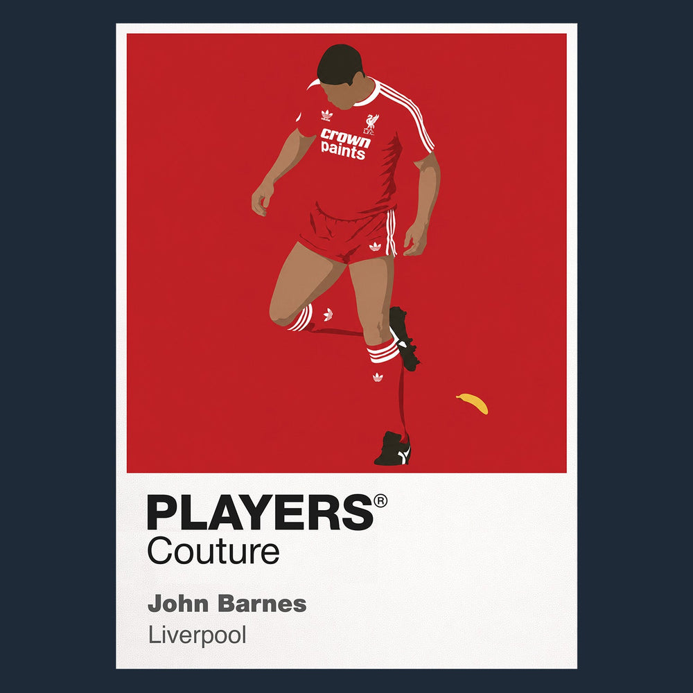 John Barnes 2 Liverpool Men's Hoodie - Navy