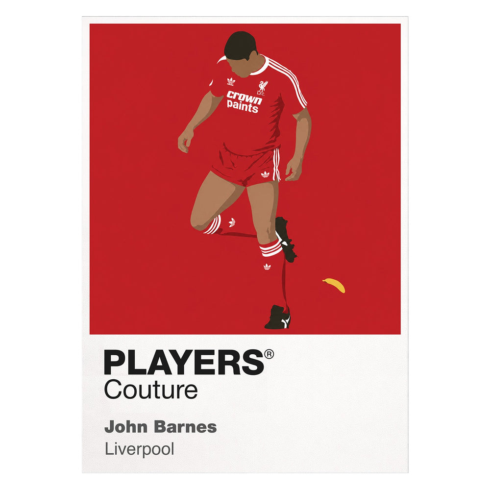 John Barnes 2 Liverpool Men's T-Shirt - White