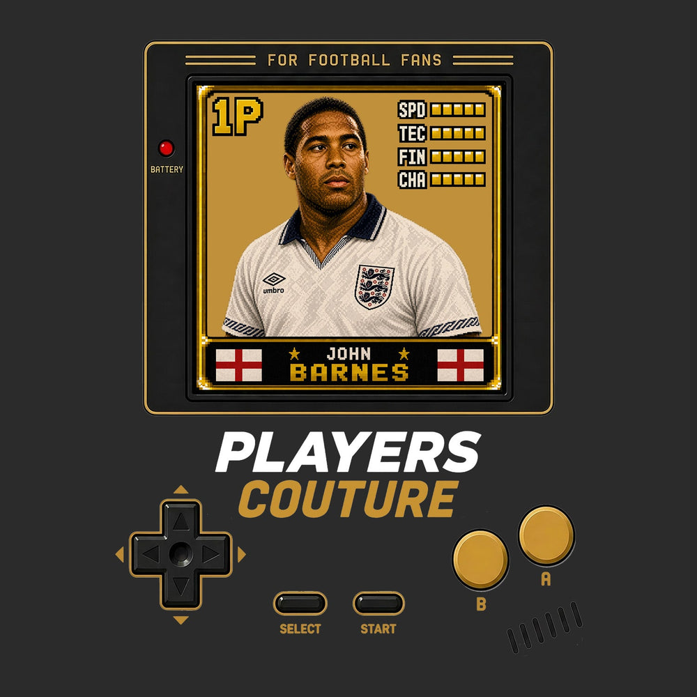 John Barnes 1P 8-Bit t-shirt retro gaming design by Players Couture