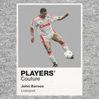 John Barnes Liverpool Icon Frame — Gray
