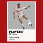 John Barnes Liverpool Icon Frame — Red