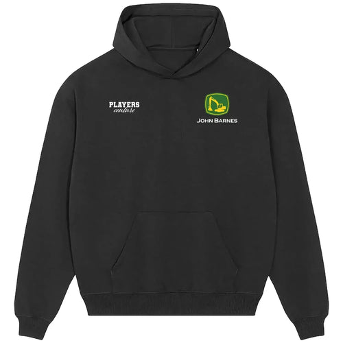 John Barnes hoodie – black men's hoodie featuring the John Barnes Players Couture logo