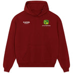 John Barnes hoodie – red men's hoodie featuring the John Barnes Players Couture logo