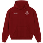 John Barnes Logo 2 Players Couture Men's Casual Hoodie Red