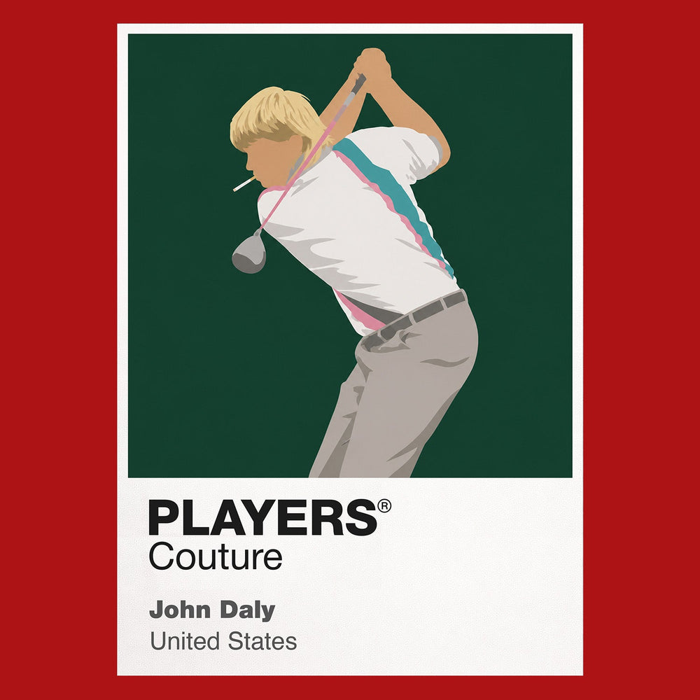 John Daly Golf Icon Frame Men's Polo Shirt