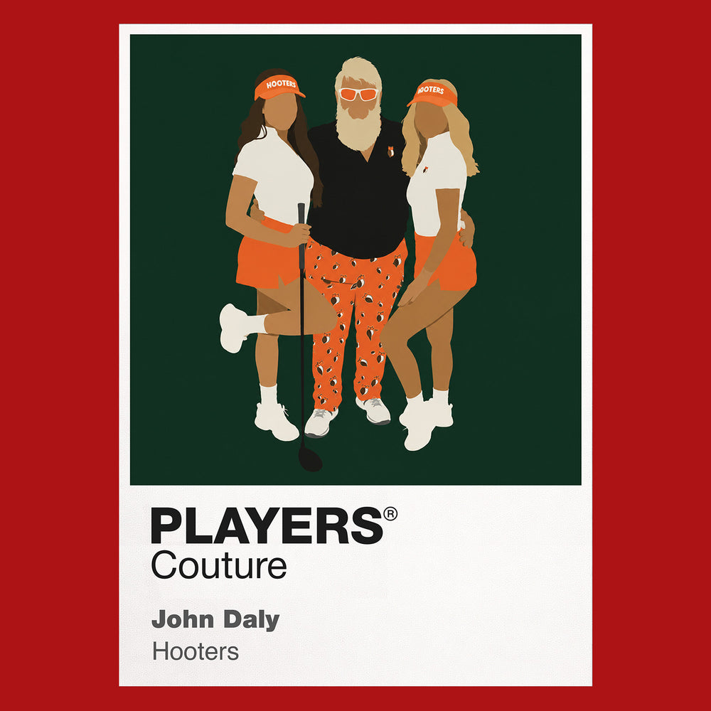 John Daly Hooters Golf Icon Frame Men's T-Shirt