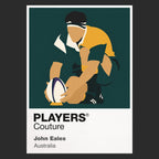 John Eales Rugby Union Icon Frame Men's Hoodie – image 9