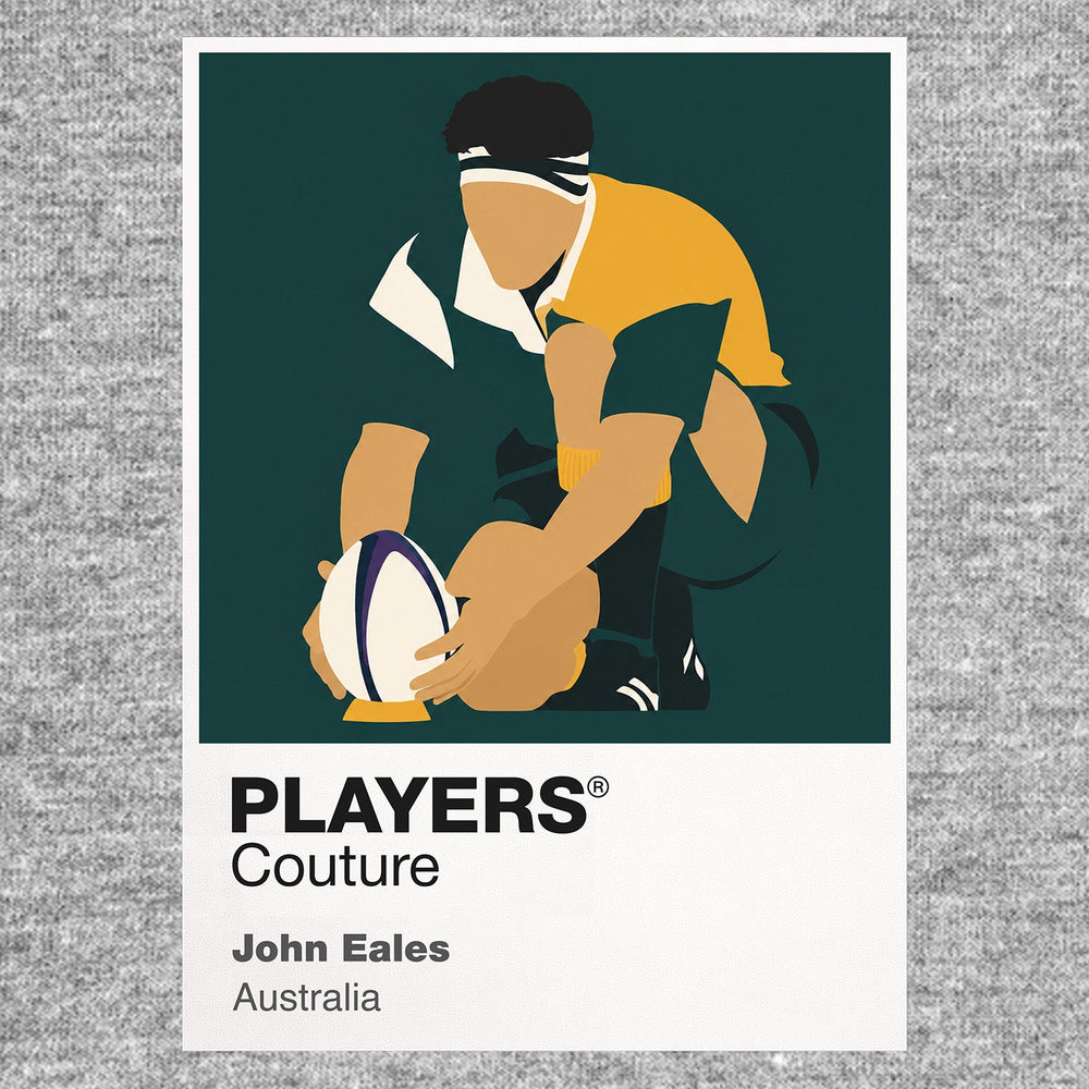 John Eales Rugby Union Icon Frame Men's Hoodie – image 6