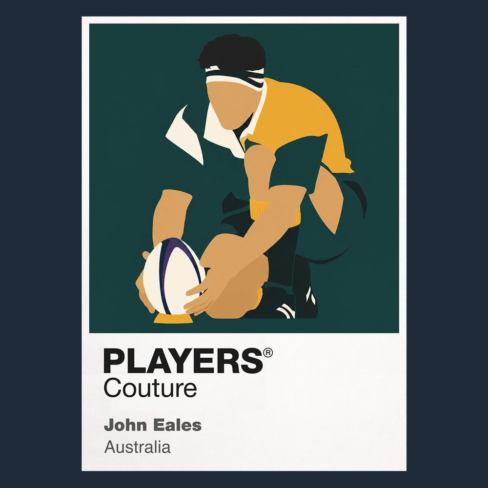 John Eales Rugby Union Icon Frame Men's Hoodie – image 1