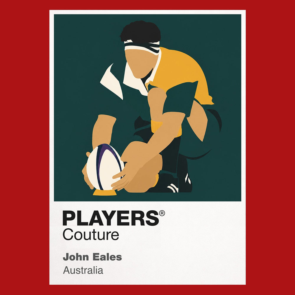 John Eales Rugby Union Icon Frame Men's Hoodie – image 7