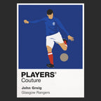 John Greig Glasgow Rangers Icon Frame — Black