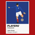 John Greig Glasgow Rangers Icon Frame — Red