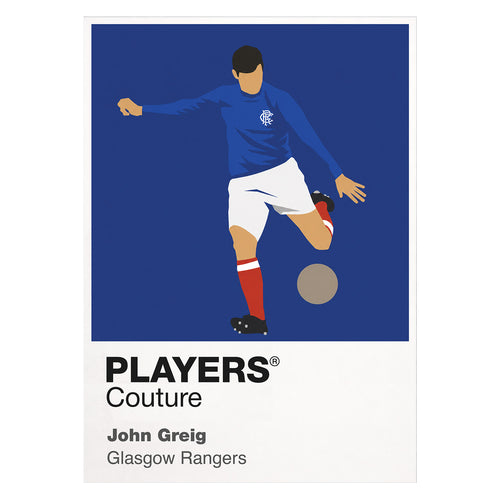 John Greig Glasgow Rangers Icon Frame — White