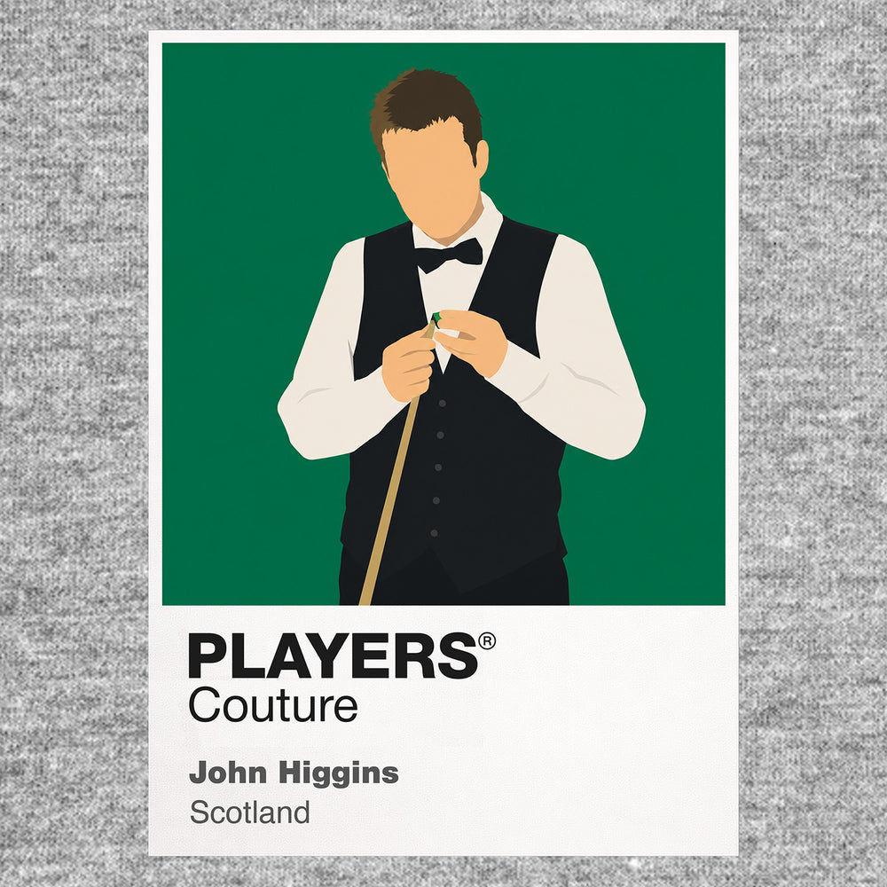 John Higgins Snooker Icon Frame Men's Hoodie