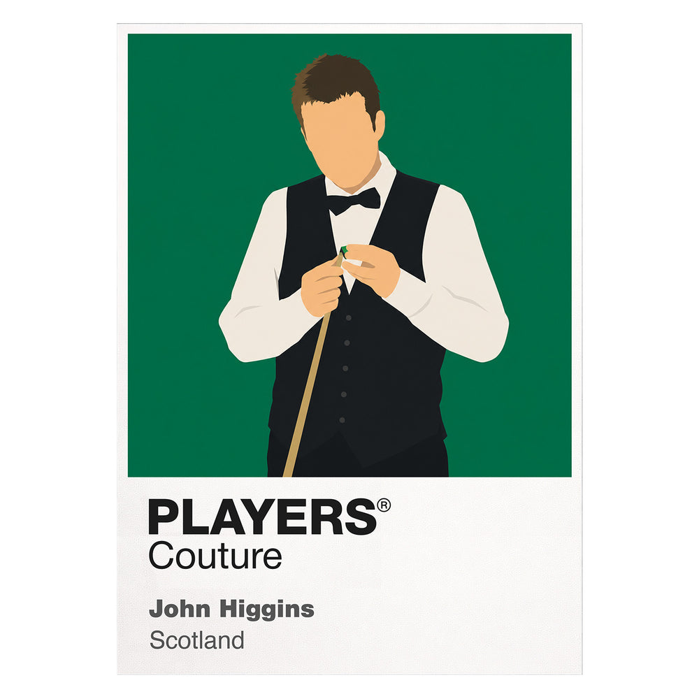 John Higgins Snooker Icon Frame Men's Hoodie