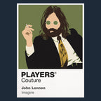 John Lennon John Lennon design two, offering a distinct visual chapter of his Beatles and solo identity Icon Frame artwork in navy