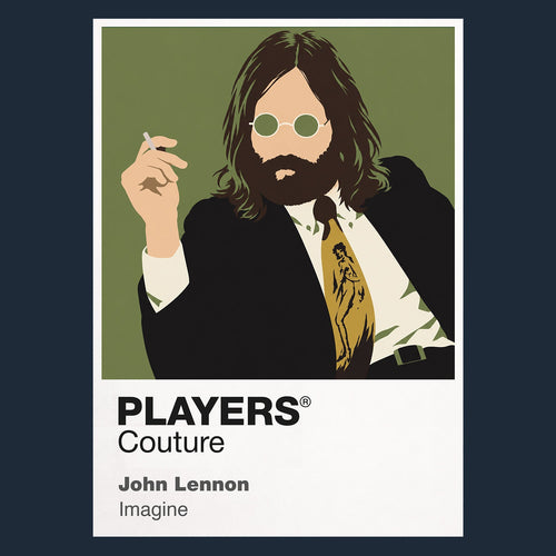 John Lennon John Lennon design two, offering a distinct visual chapter of his Beatles and solo identity Icon Frame artwork in navy