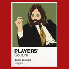 John Lennon John Lennon design two, giving fans an alternative Beatles-to-solo visual composition Icon Frame artwork in red