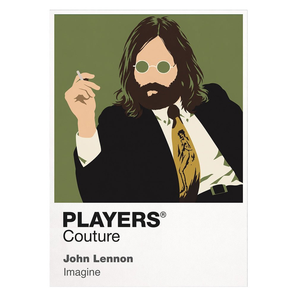 John Lennon John Lennon design two, offering a distinct visual chapter of his Beatles and solo identity Icon Frame artwork on white