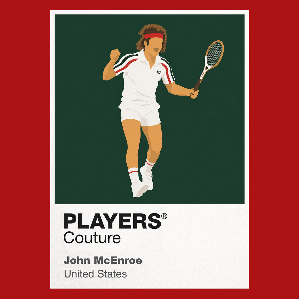 John McEnroe Tennis Icon Frame Men's Hoodie