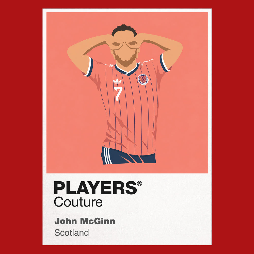 John Greig Rangers Icon Frame — Red