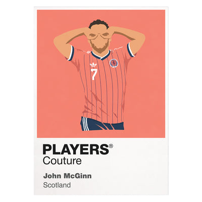 John Greig Rangers Icon Frame — White