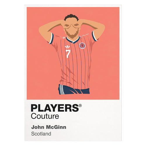 John Greig Rangers Icon Frame — White