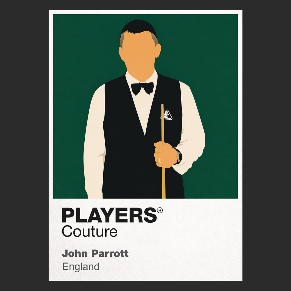 John Parrott Snooker Icon Frame Men's Hoodie