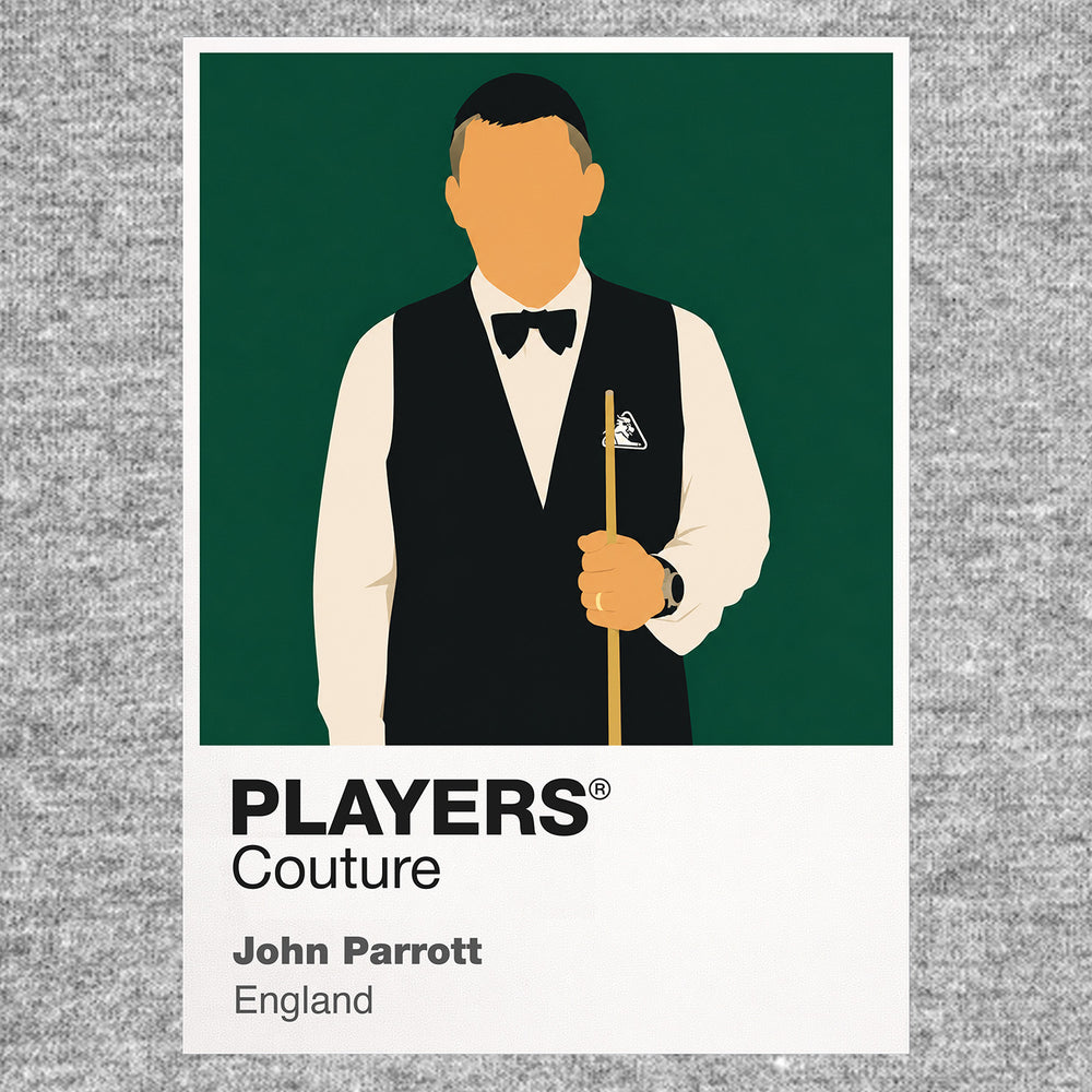 John Parrott Snooker Icon Frame Men's Hoodie